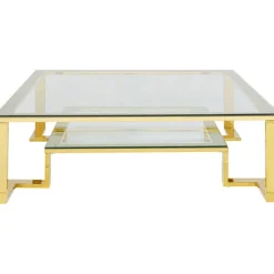 KARE Design Table basse Gold Rush 120x120> Meubles