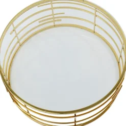 KARE Design Table basse Jupiter doré Ø100cm><noscript><img width=