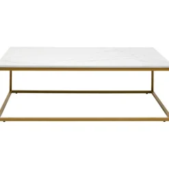 KARE Design Table basse Key West doré 120x60cm> Meubles