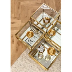 KARE Design Table basse Luigi doré (jeu de 4)><noscript><img width=