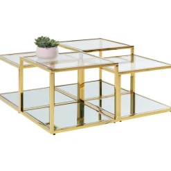 KARE Design Table basse Orion doré (4/set)><noscript><img width=