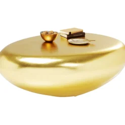 KARE Design Table basse Pebble doré 122x96> Meubles