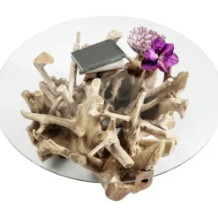 KARE Design Table basse Roots Ø100cm><noscript><img width=