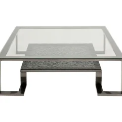 KARE Design Table basse Rush graphite 120x120cm> Meubles