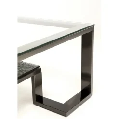 KARE Design Table basse Rush graphite 120x120cm><noscript><img width=