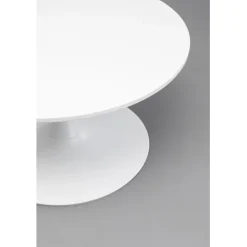 KARE Design Table basse Schickeria blanc Ø80cm><noscript><img width=