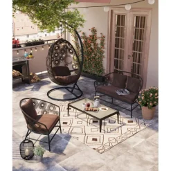 KARE Design Table basse Tiki noir><noscript><img width=