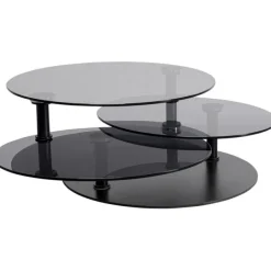 KARE Design Table basse Twist Ø90 (170)x43cm> Meubles