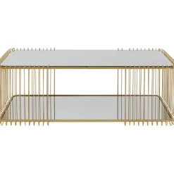 KARE Design Table basse Wire Double laiton 120x60cm> Meubles