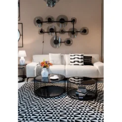 KARE Design Table basse Wire Double noir (2/Set)> Meubles