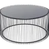 KARE Design Table basse Wire Uno noir Ø80cm> Meubles