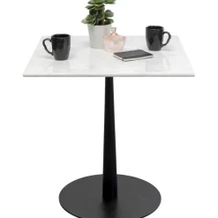 KARE Design Table bistrot Capri blanc 70x70cm><noscript><img width=