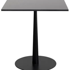 KARE Design Table bistrot Capri noir 70x70cm> Meubles