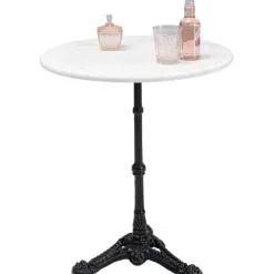 KARE Design Table bistrot Kaffeehaus blanc Ø60><noscript><img width=