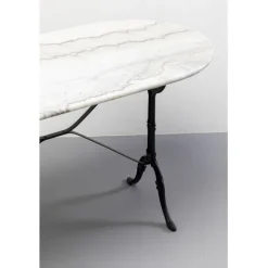 KARE Design Table bistrot Kaffeehaus blanc 120x60cm><noscript><img width=