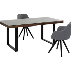 KARE Design Table Conley noir 180x90> Meubles