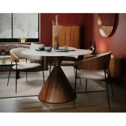 KARE Design Table Cono Ceramique Ø120cm> Meubles