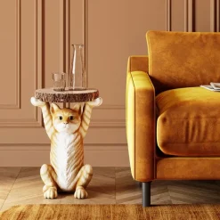 KARE Design Table d appoint Animal Ms. Cat Ø33cm> Meubles