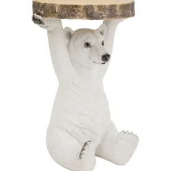 KARE Design Table d appoint Animal Polar Bear Ø37cm><noscript><img width=