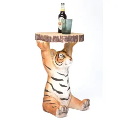 KARE Design Table d appoint Animal Tigre Ø35cm><noscript><img width=