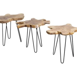 KARE Design Table d appoint Aspen nature 50x50cm><noscript><img width=