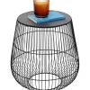 KARE Design Table d appoint Beam noir Ø40cm> Meubles