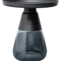 KARE Design Table d appoint Bottiglia fumé Ø50cm><noscript><img width=