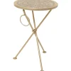 KARE Design Table d appoint Clack Mosaic marron Ø35cm> Meubles