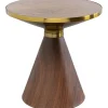 KARE Design Table d appoint Cono Noyer Ø50cm> Meubles