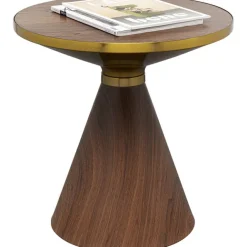 KARE Design Table d appoint Cono Noyer Ø50cm> Meubles