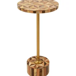KARE Design Table d appoint Domero Geo laiton Ø25cm> Meubles