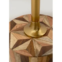 KARE Design Table d appoint Domero Geo laiton Ø25cm><noscript><img width=
