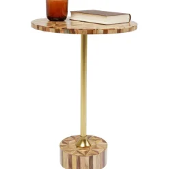 KARE Design Table d appoint Domero Geo laiton Ø40cm> Meubles