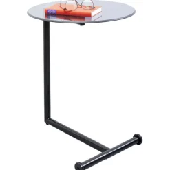 KARE Design Table d appoint Easy Living noir Ø46cm><noscript><img width=