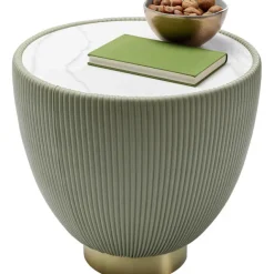 KARE Design Table d appoint Endless Vegas vert Ø47cm><noscript><img width=
