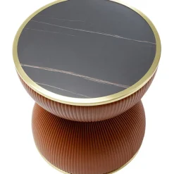 KARE Design Table d appoint Endless Vegas orange Ø47cm><noscript><img width=