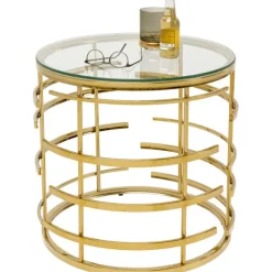 KARE Design Table d appoint Jupiter doré Ø55cm><noscript><img width=