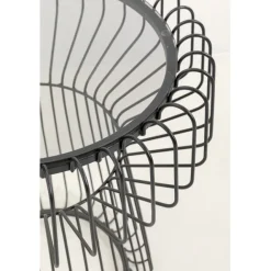 KARE Design Table d appoint Lisboa noir Ø38cm><noscript><img width=
