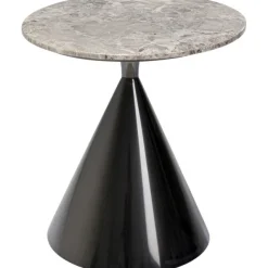 KARE Design Table d appoint Rita noir Ø50cm> Meubles