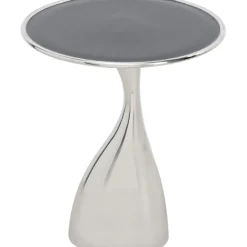 KARE Design Table d appoint Spacey argenté Ø36cm> Meubles
