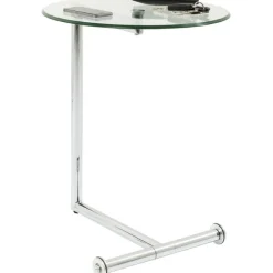 KARE Design Table d´appoint Easy Living transparente Ø46cm> Meubles