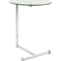 KARE Design Table d´appoint Easy Living transparente Ø46cm><noscript><img width=