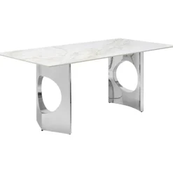 KARE Design Table Eternity Oho chromé 180x90cm> Meubles