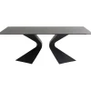 KARE Design Table Gloria Ceramic noir 180x90cm> Meubles