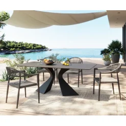 KARE Design Table Gloria Ceramic noir 180x90cm><noscript><img width=