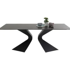 KARE Design Table Gloria Ceramic noir 180x90cm><noscript><img width=