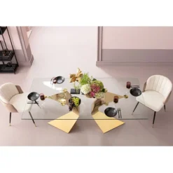 KARE Design Table Gloria Gold 200x100cm><noscript><img width=