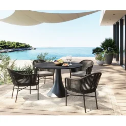 KARE Design Table Grande Possibilita noir Ø110cm><noscript><img width=