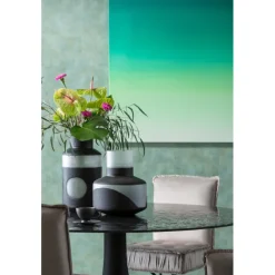 KARE Design Table Grande Possibilita noir bubble Ø150cm><noscript><img width=