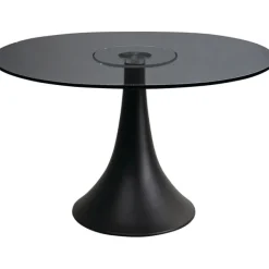 KARE Design Table Grande Possibilita verre fumé Ø110cm> Meubles
